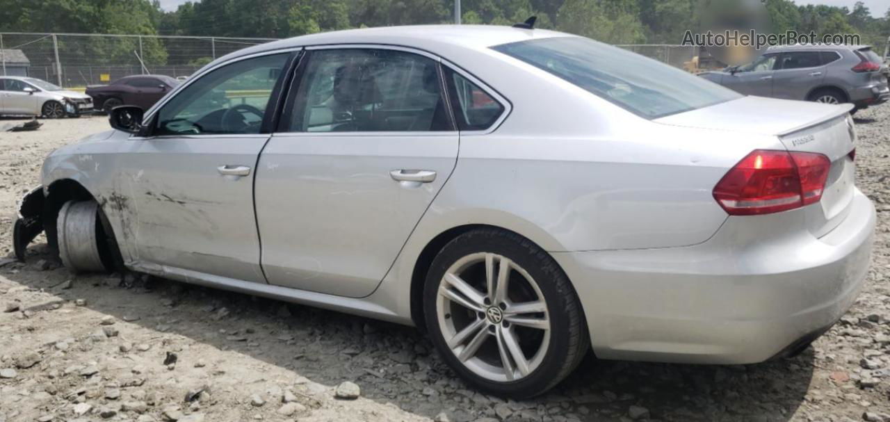 2014 Volkswagen Passat Se Silver vin: 1VWBT7A3XEC035942