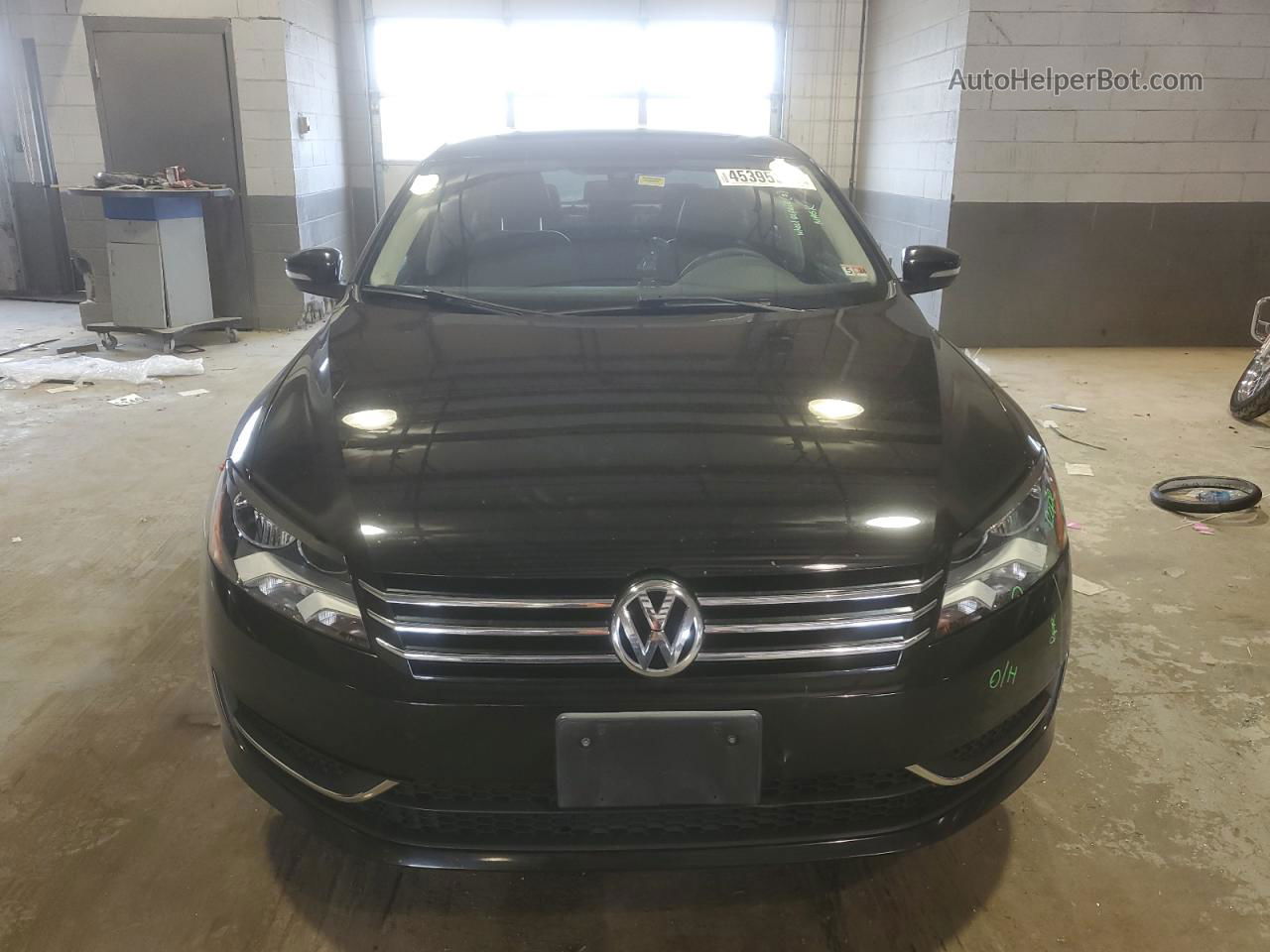 2014 Volkswagen Passat Se Black vin: 1VWBT7A3XEC072392