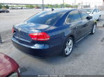 2014 Volkswagen Passat 1.8t Se Dark Blue vin: 1VWBT7A3XEC073347