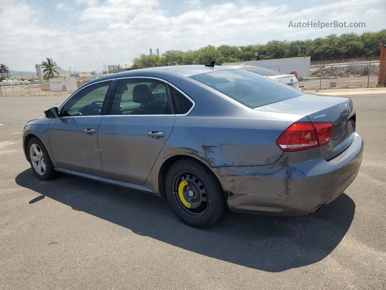 2015 Volkswagen Passat Se Gray vin: 1VWBT7A3XFC030404