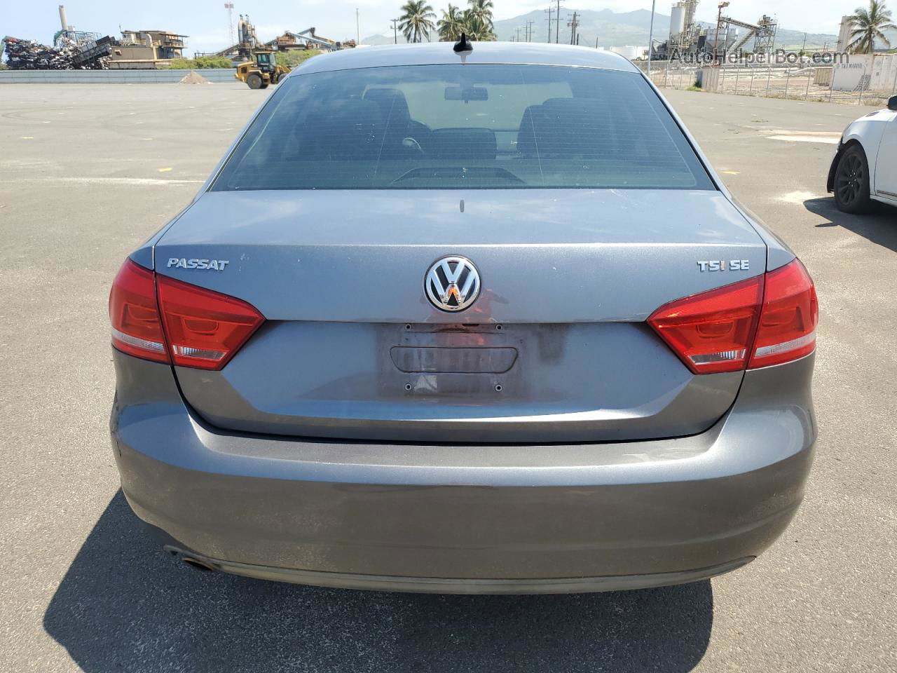 2015 Volkswagen Passat Se Gray vin: 1VWBT7A3XFC030404