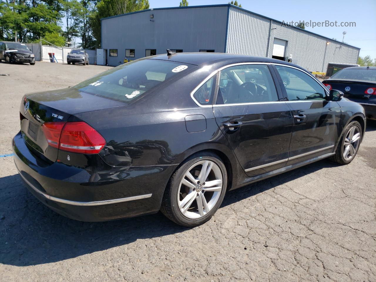 2015 Volkswagen Passat Se Black vin: 1VWBT7A3XFC070661