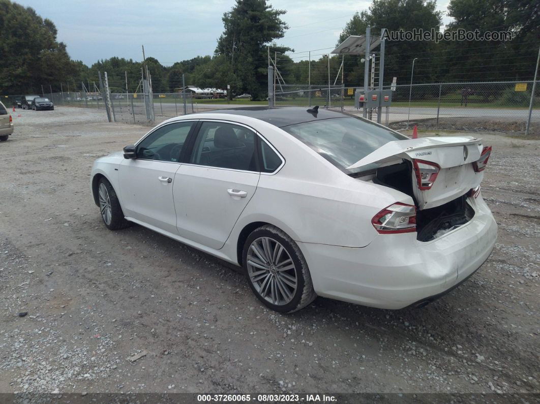 2015 Volkswagen Passat 1.8t Sport White vin: 1VWBT7A3XFC104632