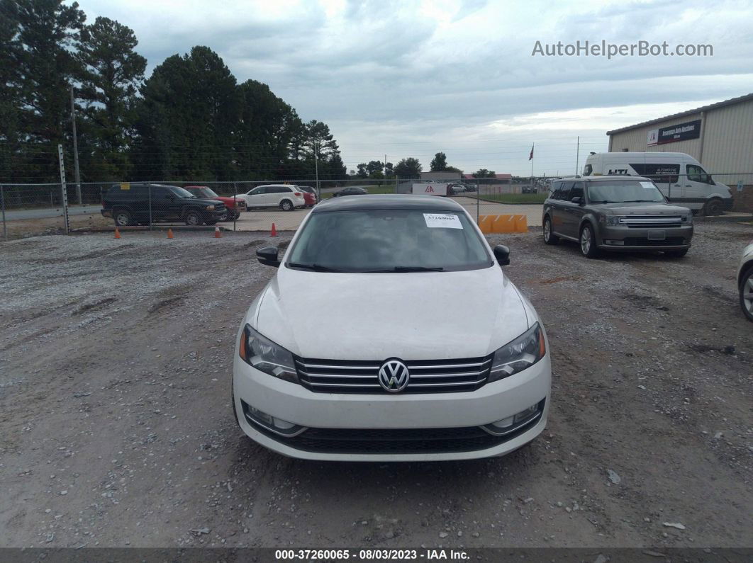 2015 Volkswagen Passat 1.8t Sport White vin: 1VWBT7A3XFC104632