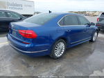 2016 Volkswagen Passat 1.8t Se Blue vin: 1VWBT7A3XGC021896