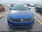 2016 Volkswagen Passat 1.8t Se Синий vin: 1VWBT7A3XGC021896