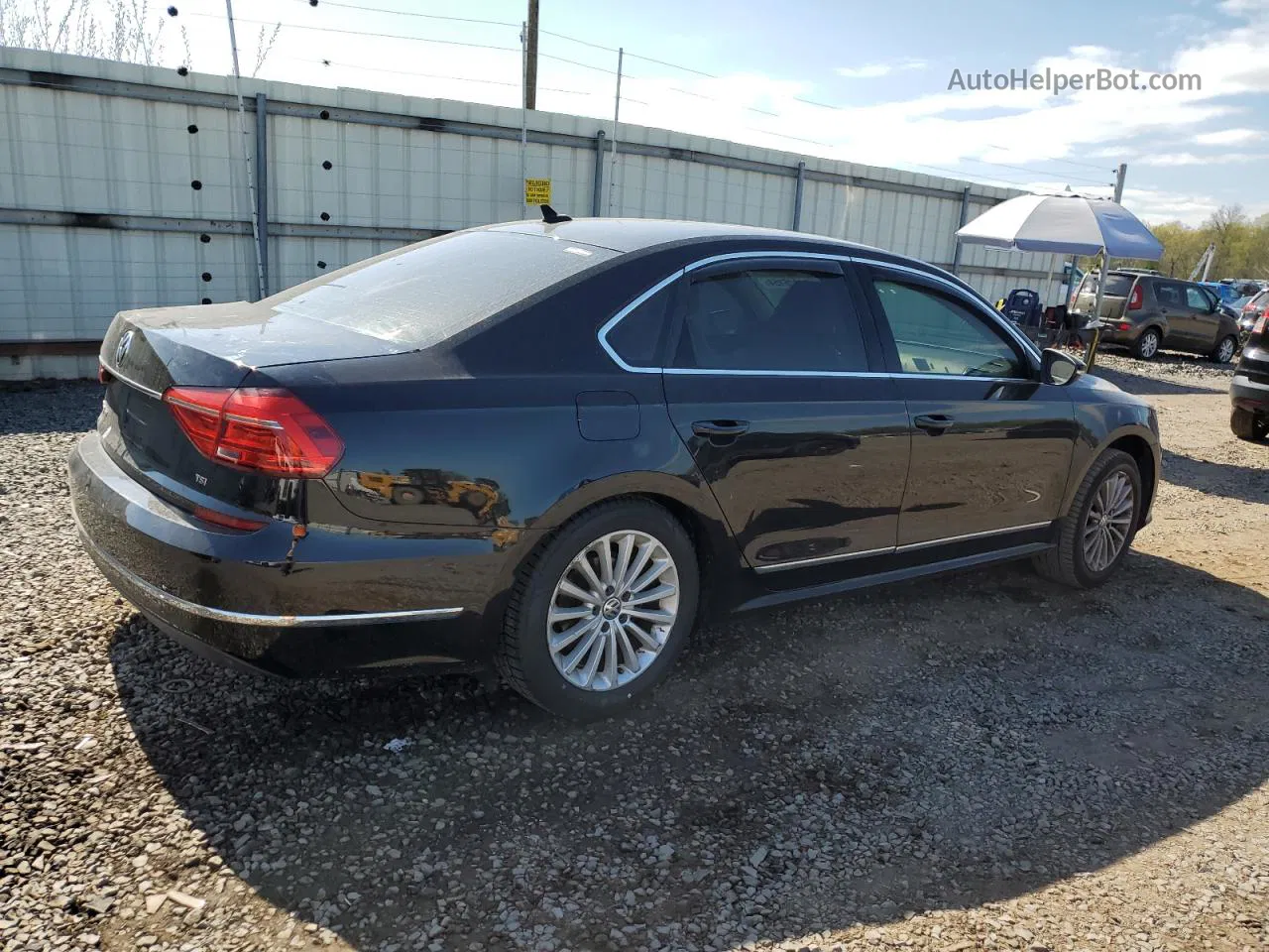 2016 Volkswagen Passat Se Black vin: 1VWBT7A3XGC041209