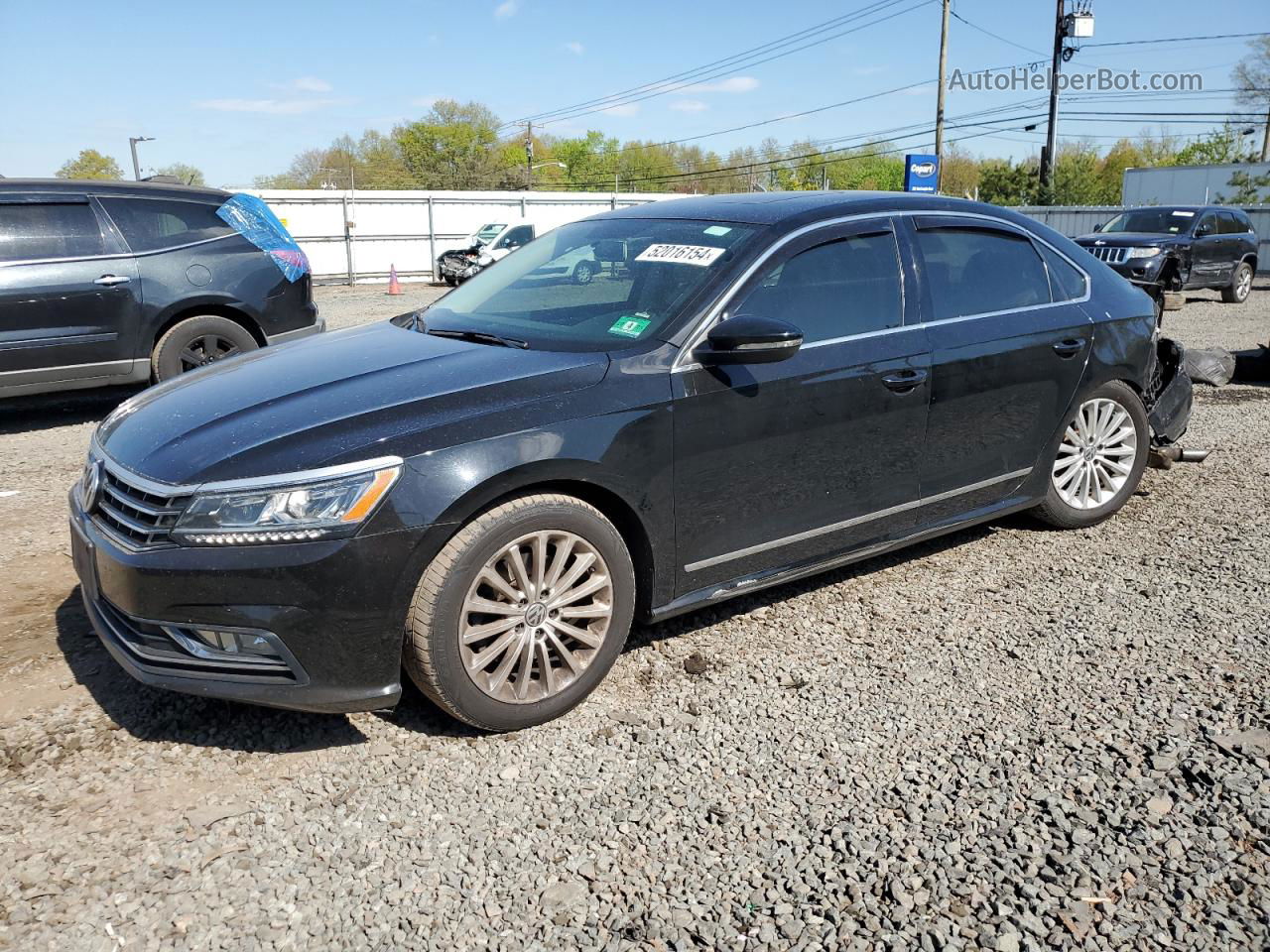 2016 Volkswagen Passat Se Black vin: 1VWBT7A3XGC041209