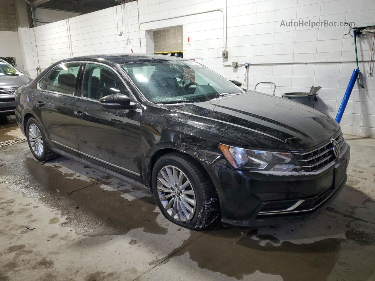 2016 Volkswagen Passat Se Синий vin: 1VWBT7A3XGC062884