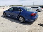 2017 Volkswagen Passat Se Синий vin: 1VWBT7A3XHC001083