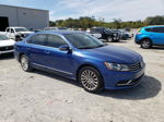 2017 Volkswagen Passat Se Синий vin: 1VWBT7A3XHC001083