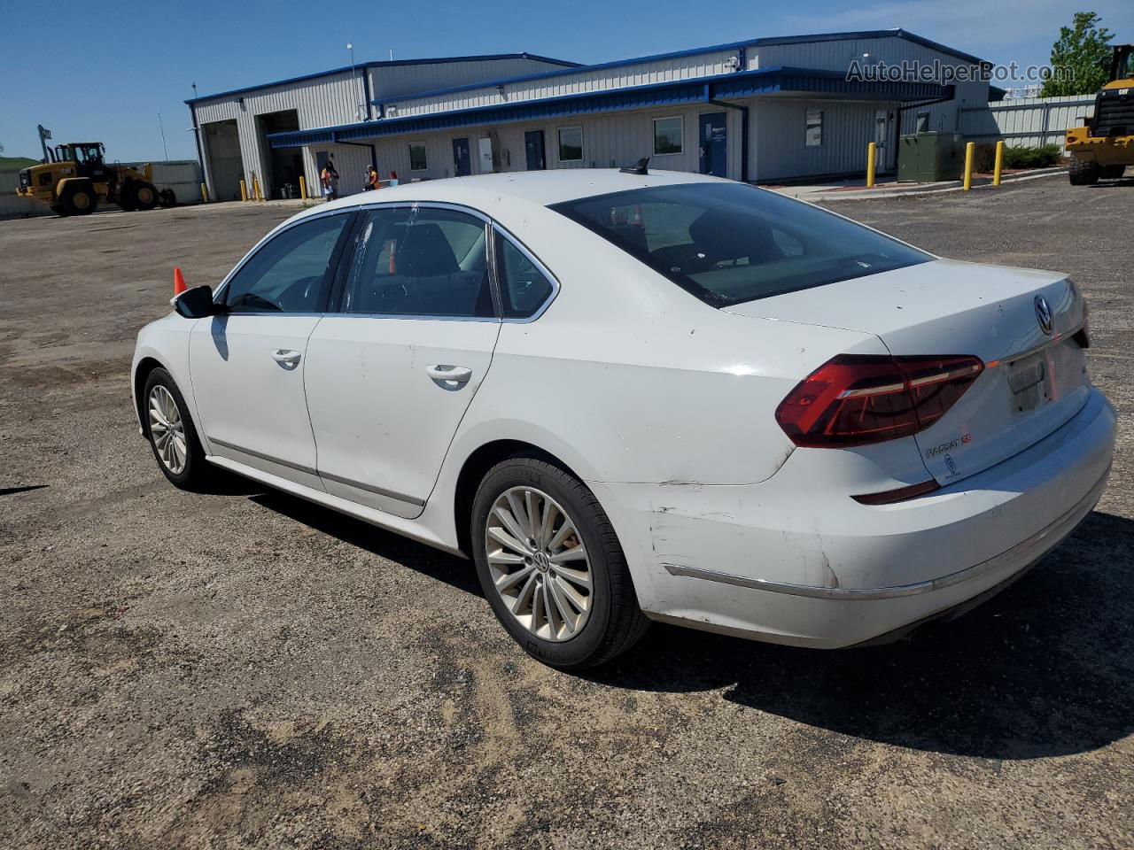 2017 Volkswagen Passat Se White vin: 1VWBT7A3XHC010799