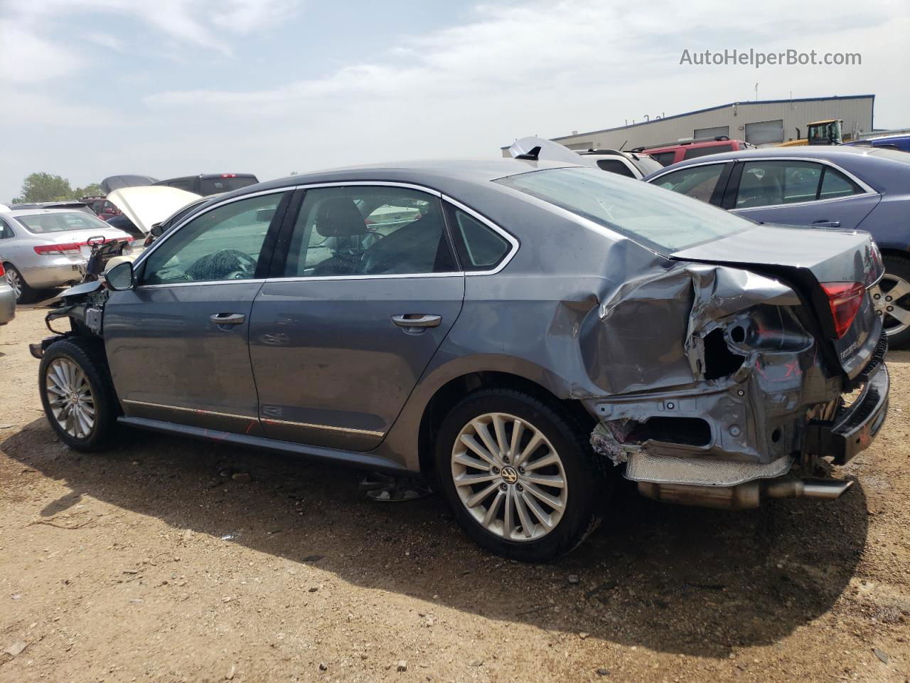 2017 Volkswagen Passat Se Gray vin: 1VWBT7A3XHC022919