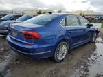 2017 Volkswagen Passat Se Синий vin: 1VWBT7A3XHC049988