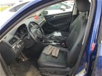 2017 Volkswagen Passat Se Синий vin: 1VWBT7A3XHC049988