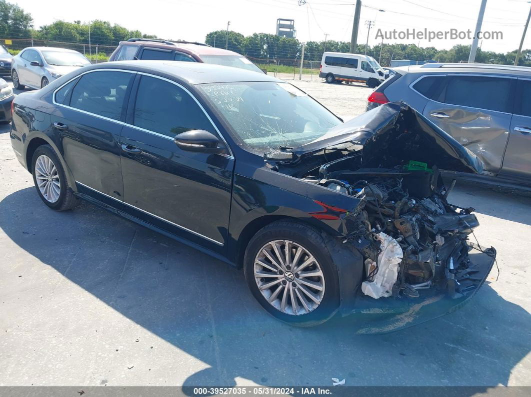 2017 Volkswagen Passat 1.8t Se Black vin: 1VWBT7A3XHC068850