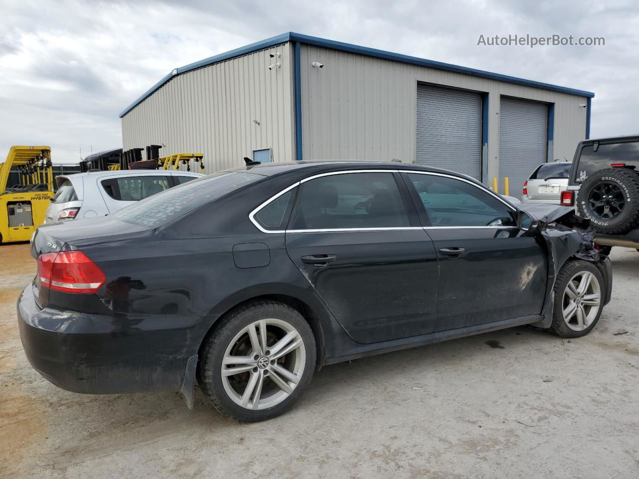 2015 Volkswagen Passat Se Черный vin: 1VWBV7A31FC036330