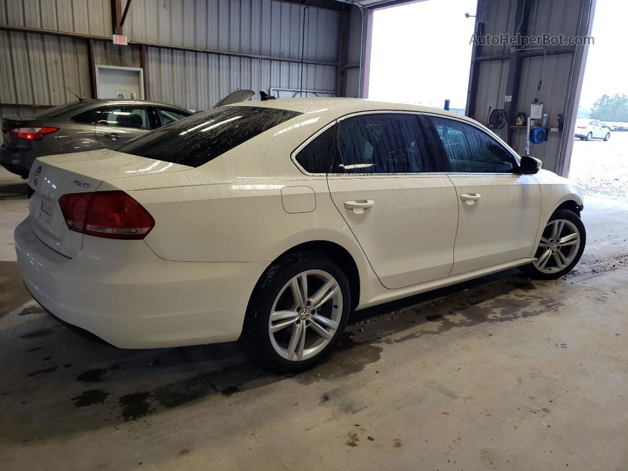 2015 Volkswagen Passat Se White vin: 1VWBV7A31FC101175