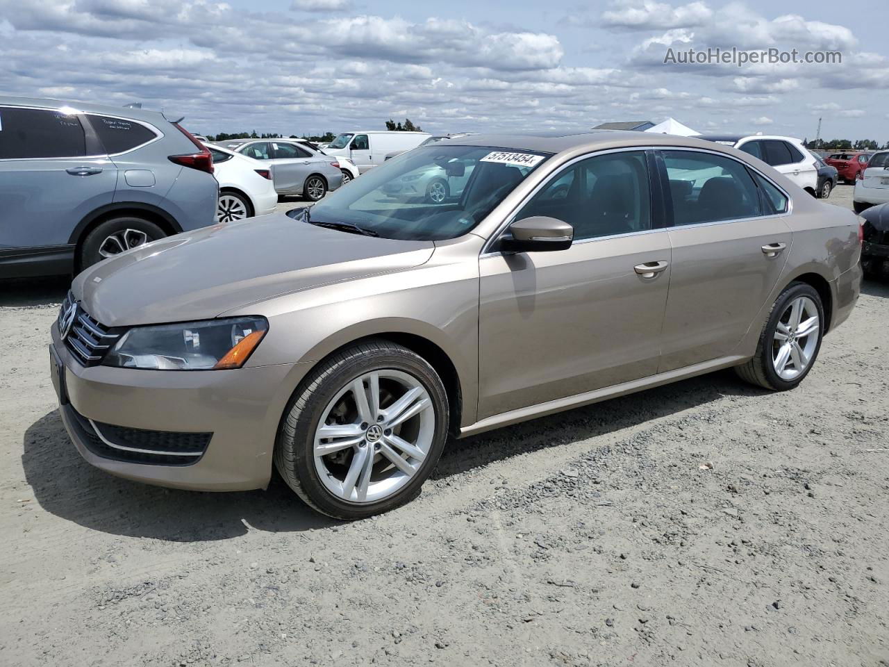 2015 Volkswagen Passat Se Gold vin: 1VWBV7A34FC032501