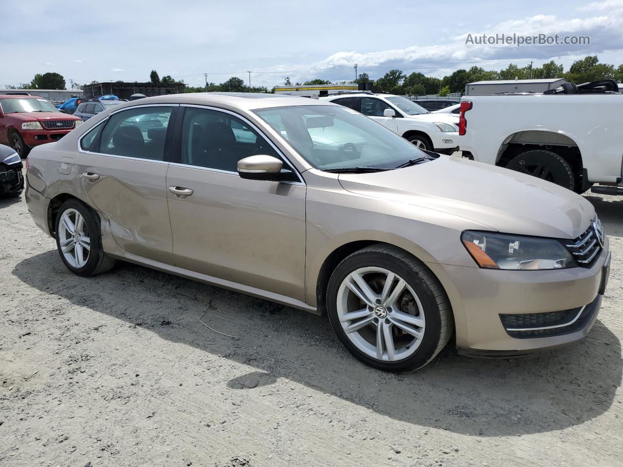 2015 Volkswagen Passat Se Gold vin: 1VWBV7A34FC032501