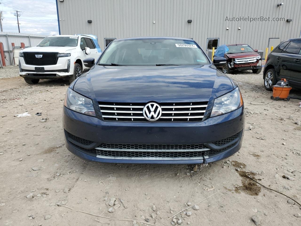 2015 Volkswagen Passat Se Синий vin: 1VWBV7A34FC045295