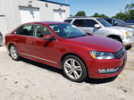 2015 Volkswagen Passat Se Red vin: 1VWBV7A34FC057558