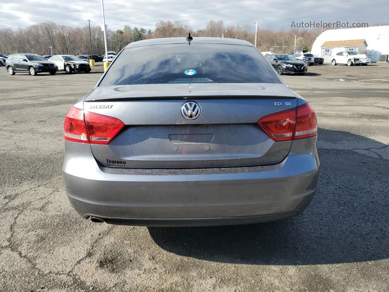 2015 Volkswagen Passat Se Gray vin: 1VWBV7A34FC084985