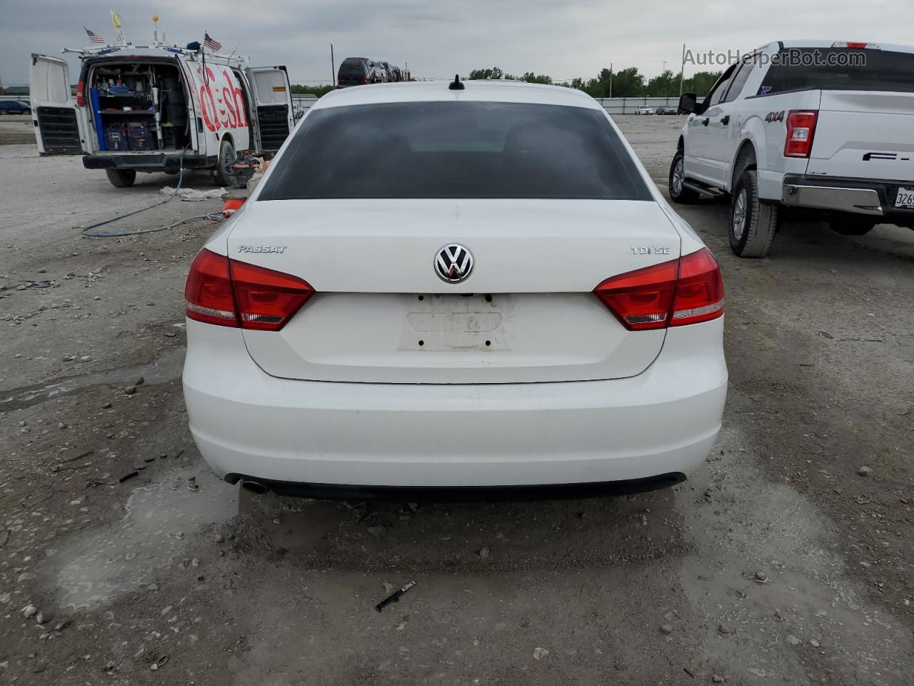 2015 Volkswagen Passat Se White vin: 1VWBV7A34FC101882