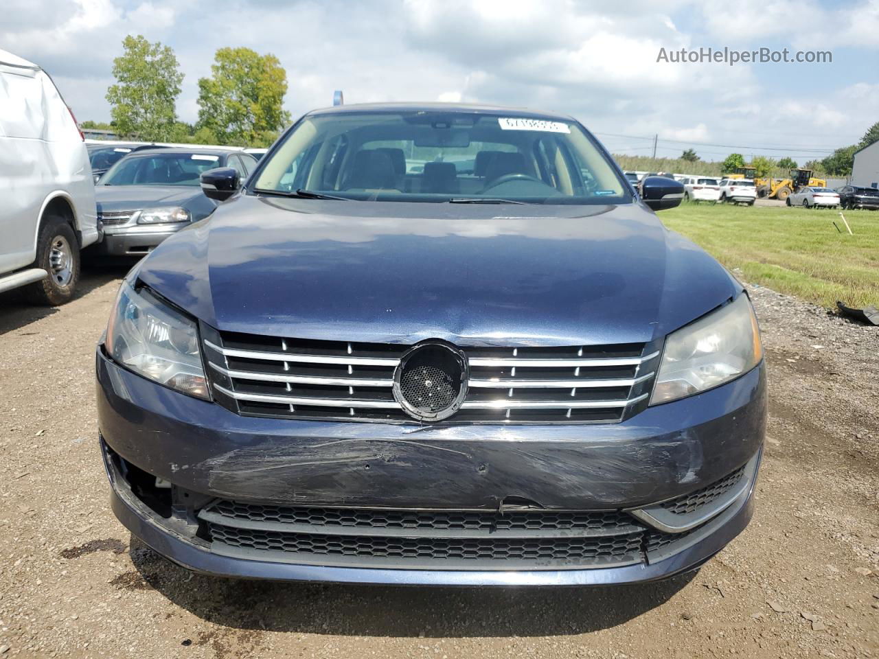 2015 Volkswagen Passat Se Blue vin: 1VWBV7A35FC038159