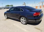 2015 Volkswagen Passat Se Синий vin: 1VWBV7A35FC066026