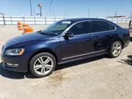 2015 Volkswagen Passat Se Синий vin: 1VWBV7A35FC066026