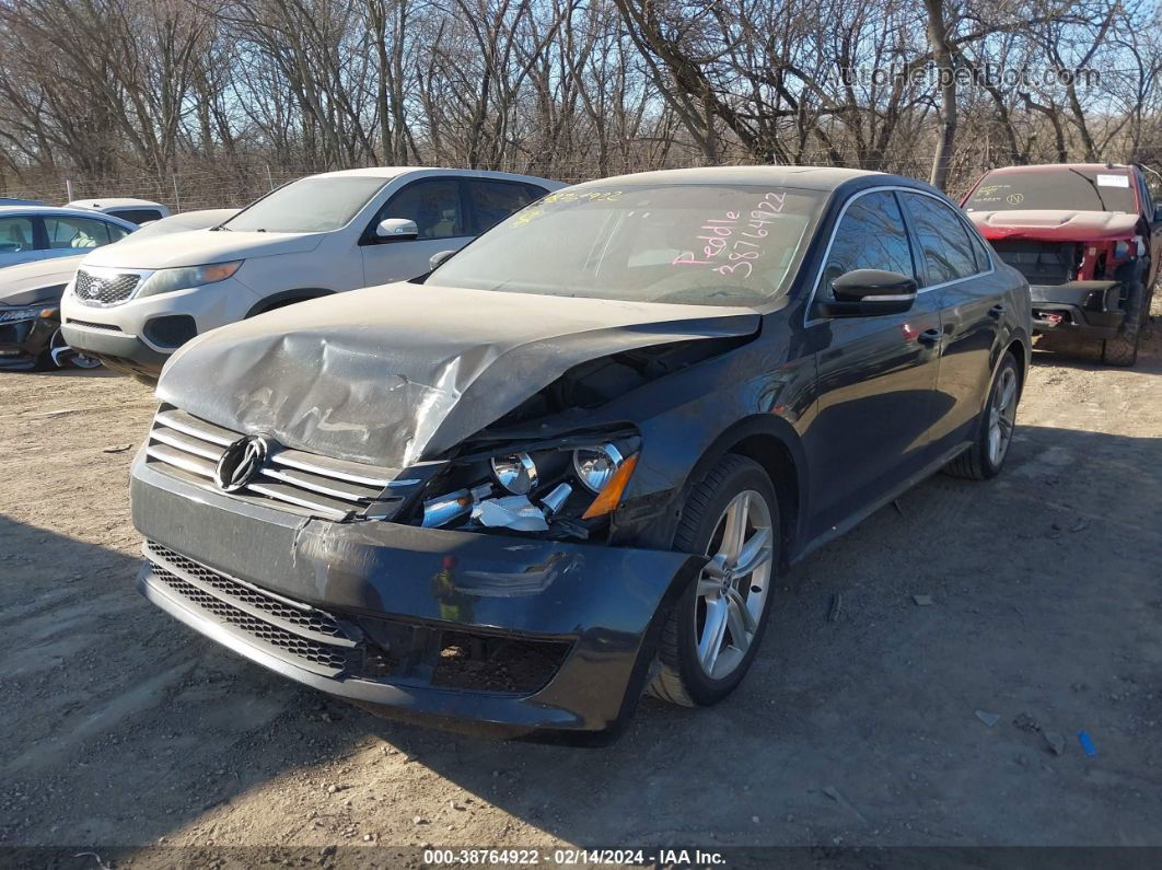 2015 Volkswagen Passat 2.0l Tdi Se Black vin: 1VWBV7A35FC068763