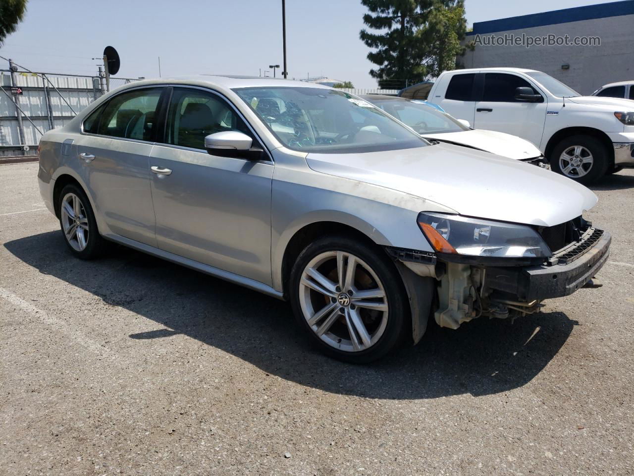 2015 Volkswagen Passat Se Silver vin: 1VWBV7A36FC050370