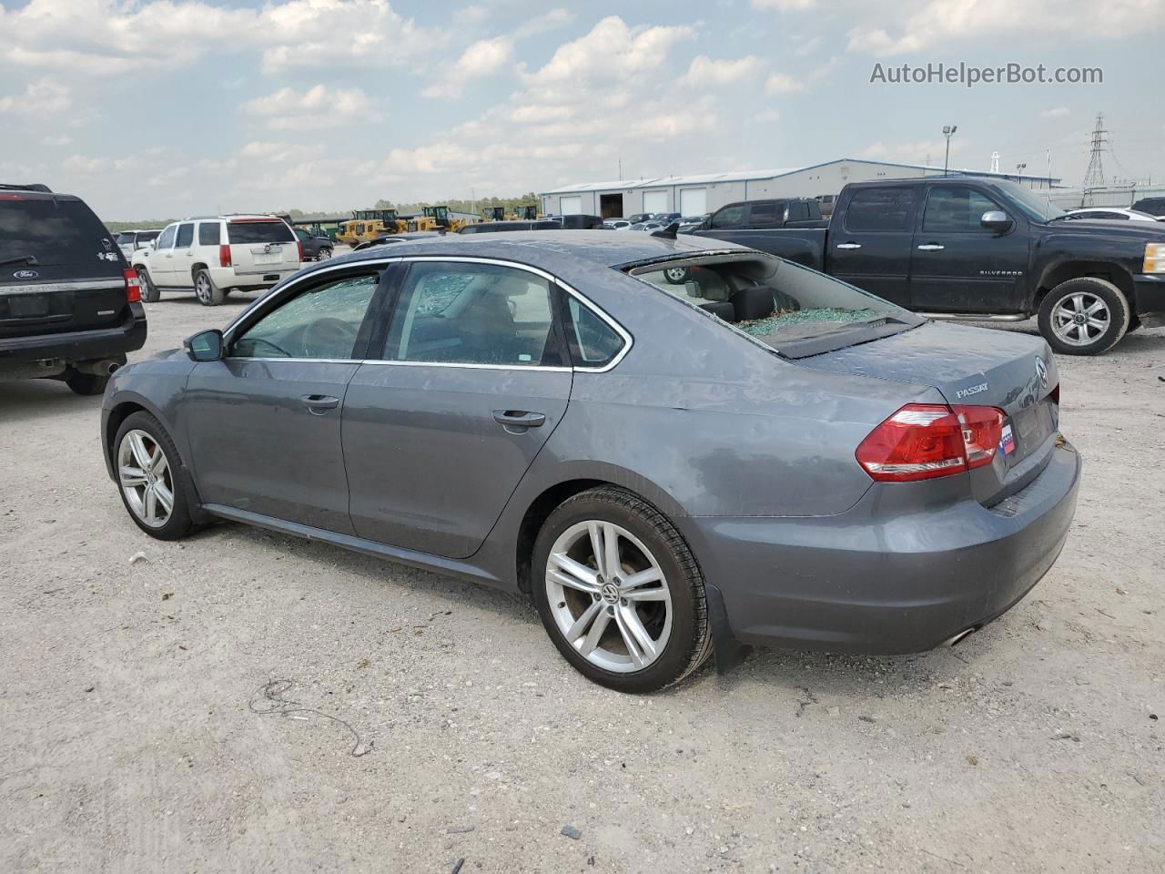 2015 Volkswagen Passat Se Gray vin: 1VWBV7A36FC073311