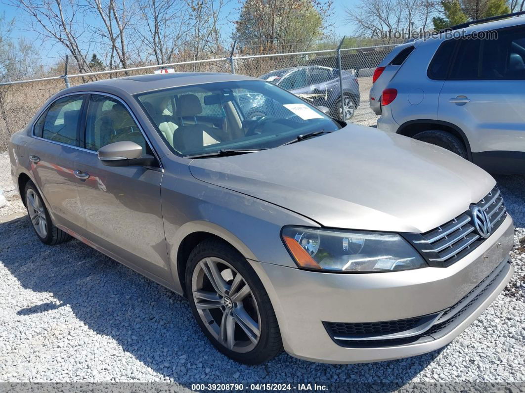 2015 Volkswagen Passat 2.0l Tdi Se Cream vin: 1VWBV7A36FC103312