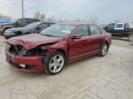 2015 Volkswagen Passat Se Burgundy vin: 1VWBV7A37FC059479