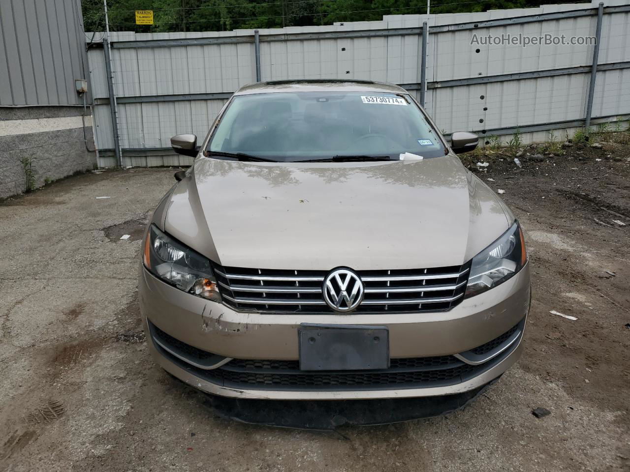 2015 Volkswagen Passat Se Tan vin: 1VWBV7A37FC100905