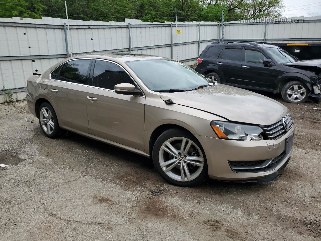 2015 Volkswagen Passat Se Tan vin: 1VWBV7A37FC100905