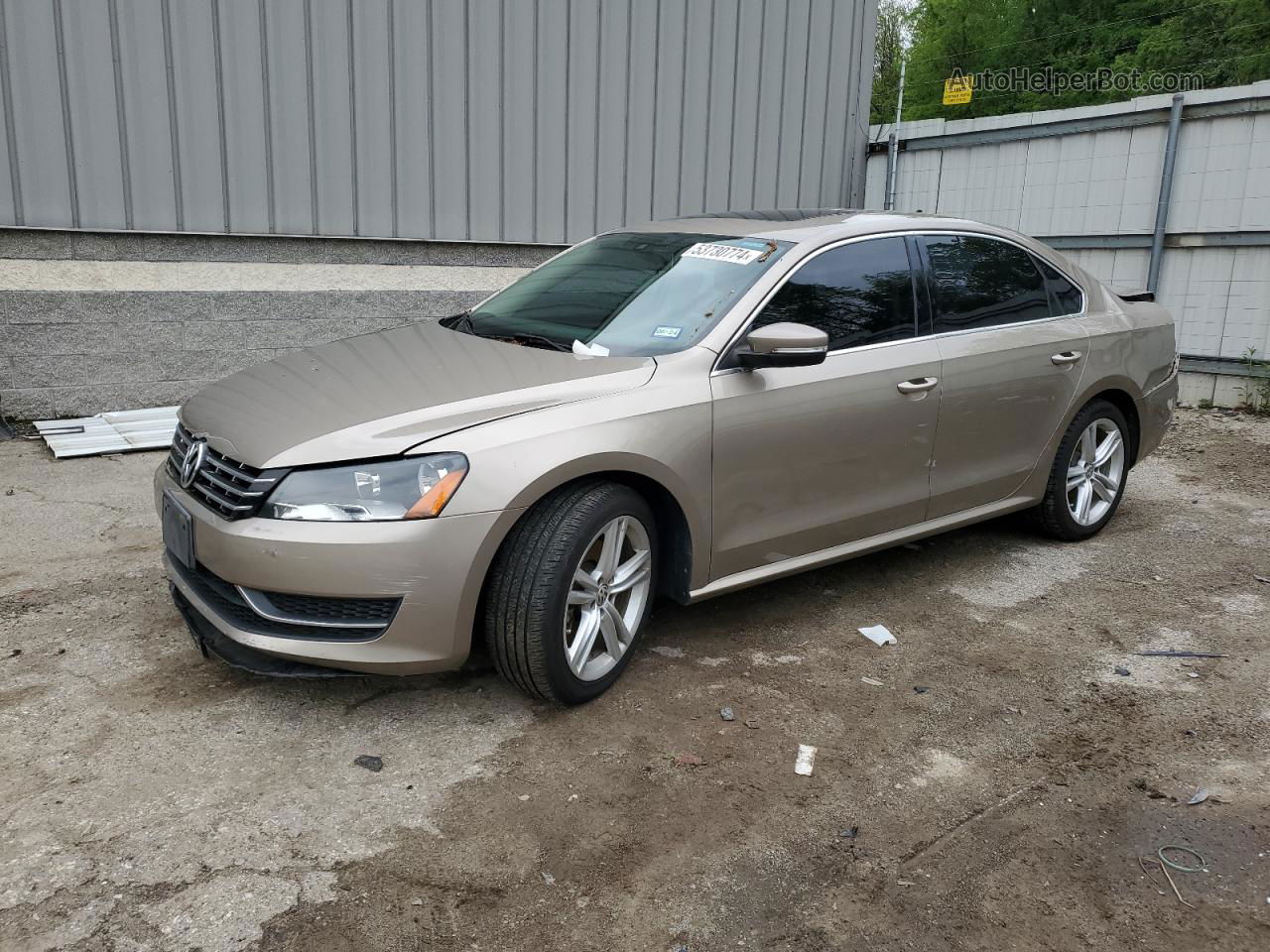 2015 Volkswagen Passat Se Tan vin: 1VWBV7A37FC100905