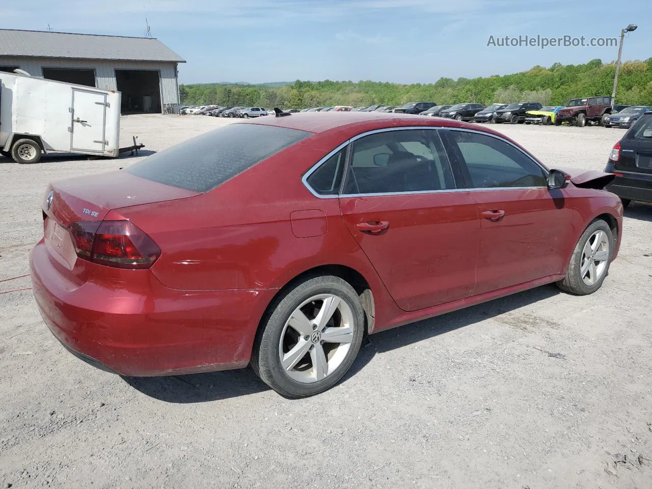 2015 Volkswagen Passat Se Maroon vin: 1VWBV7A38FC040262