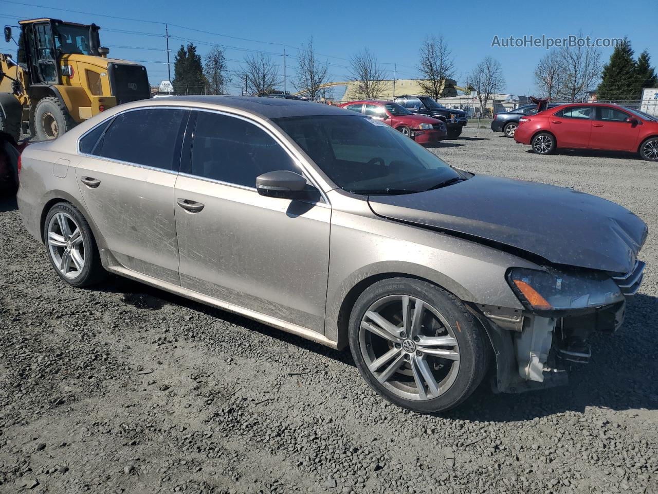 2015 Volkswagen Passat Se Gold vin: 1VWBV7A38FC050533