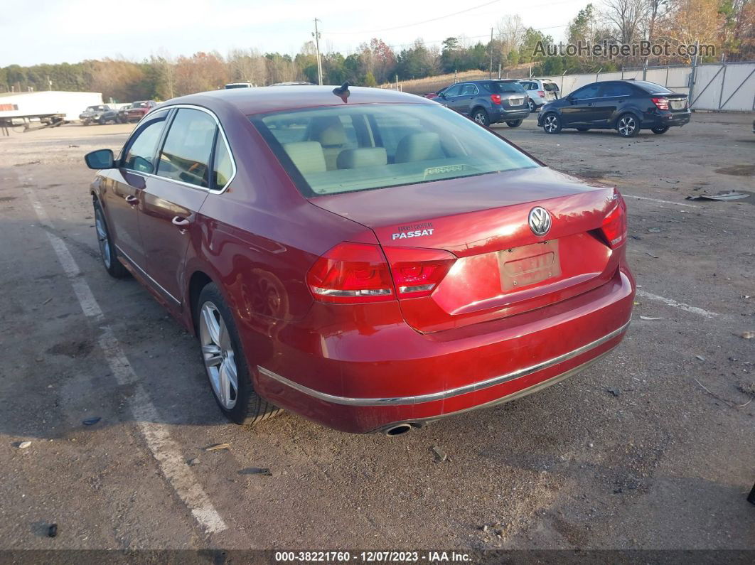 2015 Volkswagen Passat 2.0l Tdi Se Burgundy vin: 1VWBV7A38FC077358