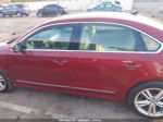 2015 Volkswagen Passat 2.0l Tdi Se Burgundy vin: 1VWBV7A38FC077358