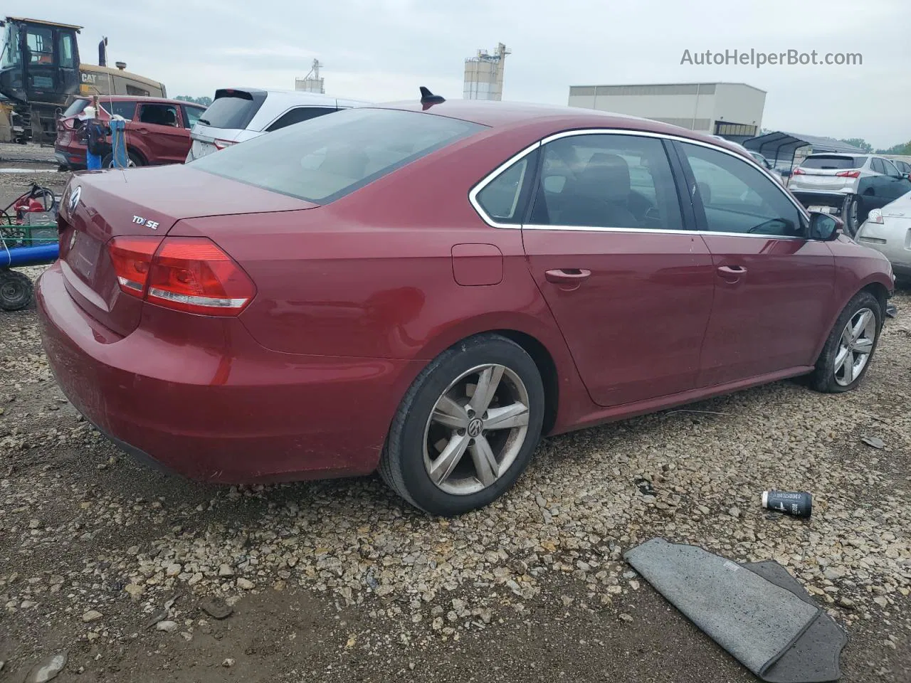 2015 Volkswagen Passat Se Red vin: 1VWBV7A39FC029769