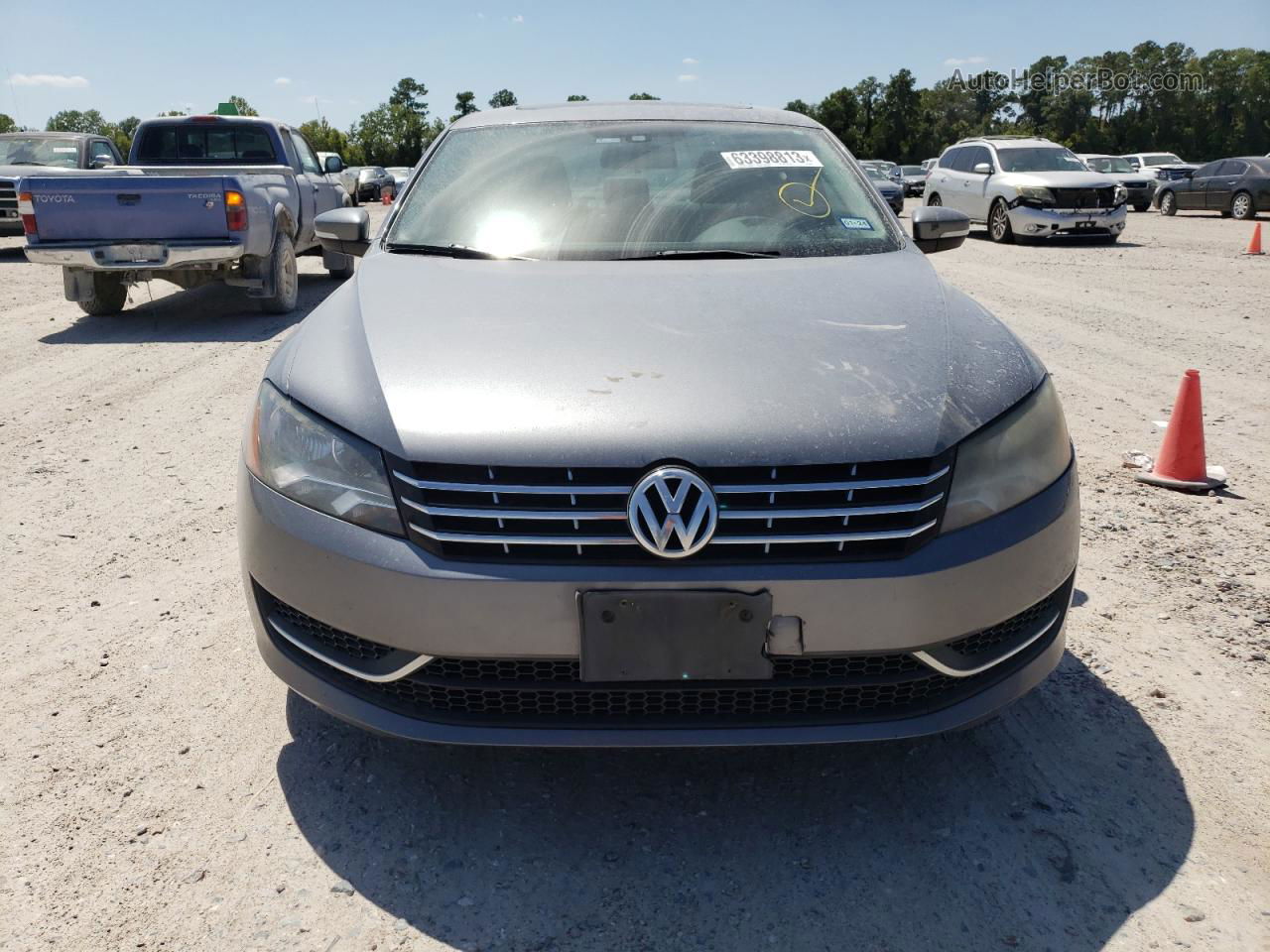 2015 Volkswagen Passat Se Серый vin: 1VWBV7A39FC095626