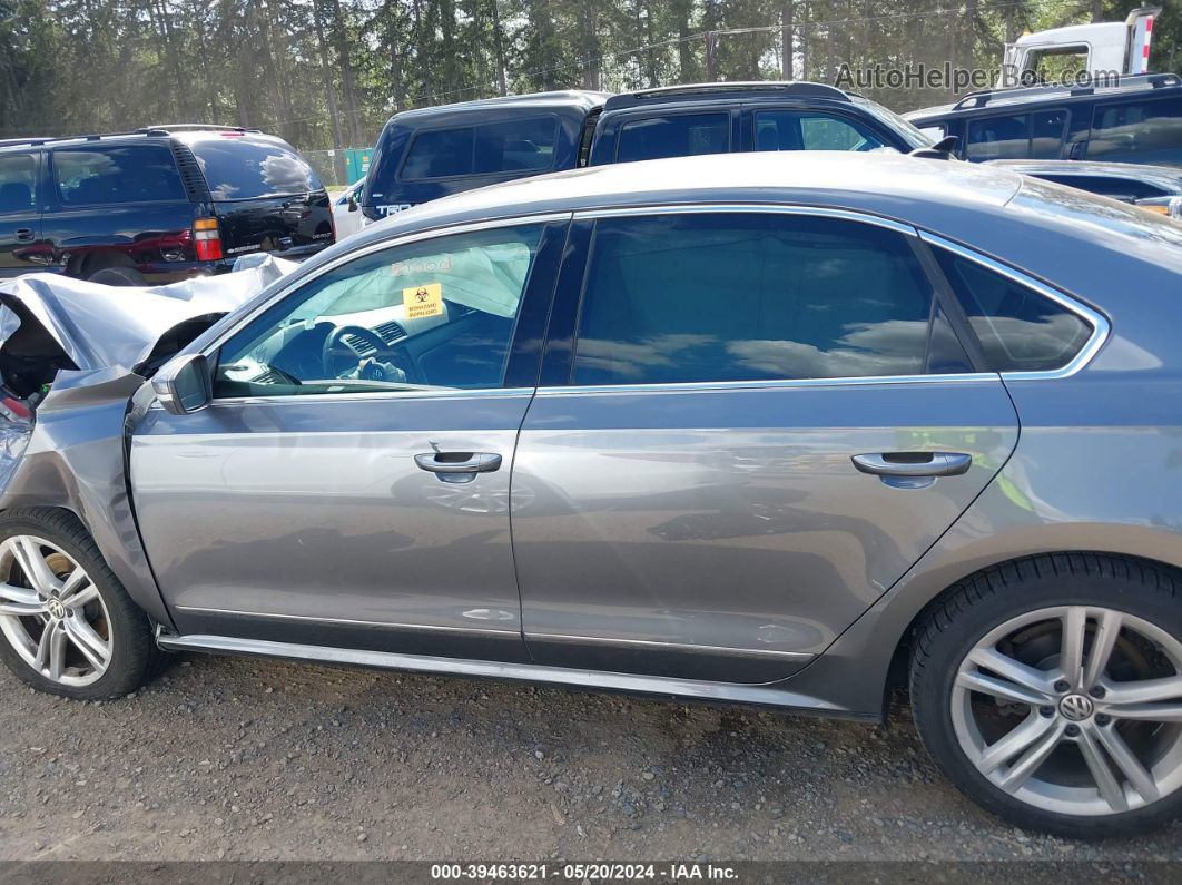 2015 Volkswagen Passat 2.0l Tdi Se Gray vin: 1VWBV7A39FC120962