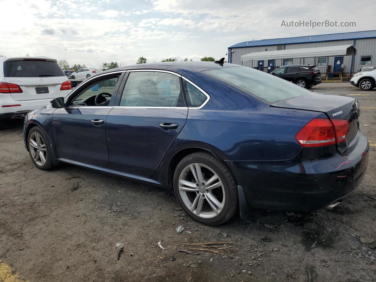 2015 Volkswagen Passat Se Blue vin: 1VWBV7A3XFC065826