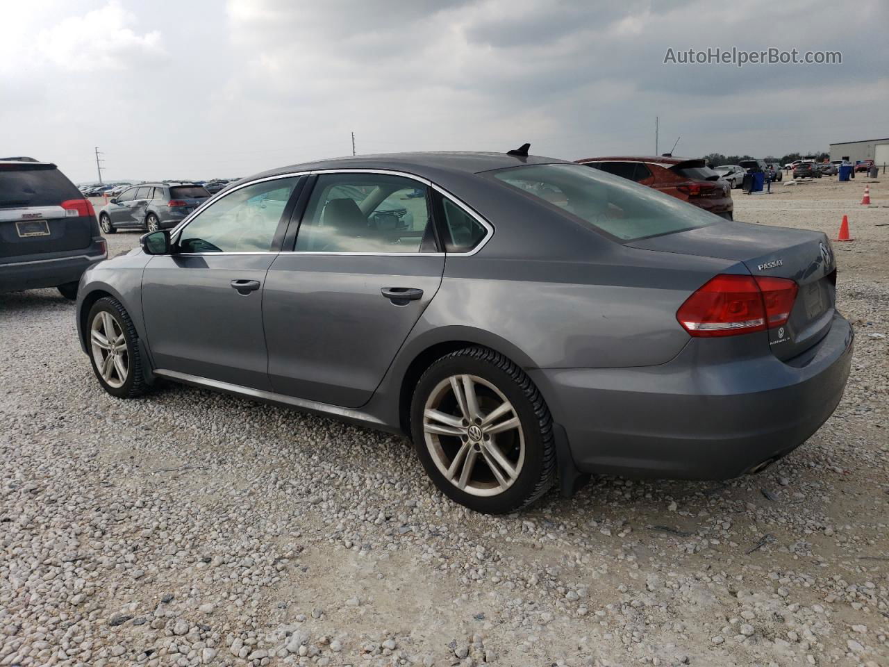 2015 Volkswagen Passat Se Gray vin: 1VWBV7A3XFC084490