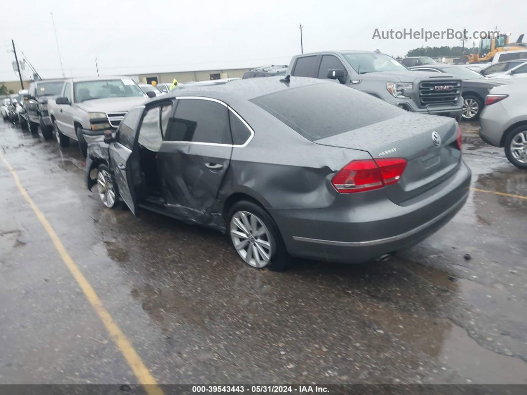 2013 Volkswagen Passat 2.5l Sel Premium Gray vin: 1VWCH7A30DC009225