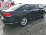 2012 Volkswagen Passat Sel Черный vin: 1VWCH7A31CC036366